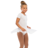 Купальник гимнастический рукав - футболка, юбка - сетка Korri
